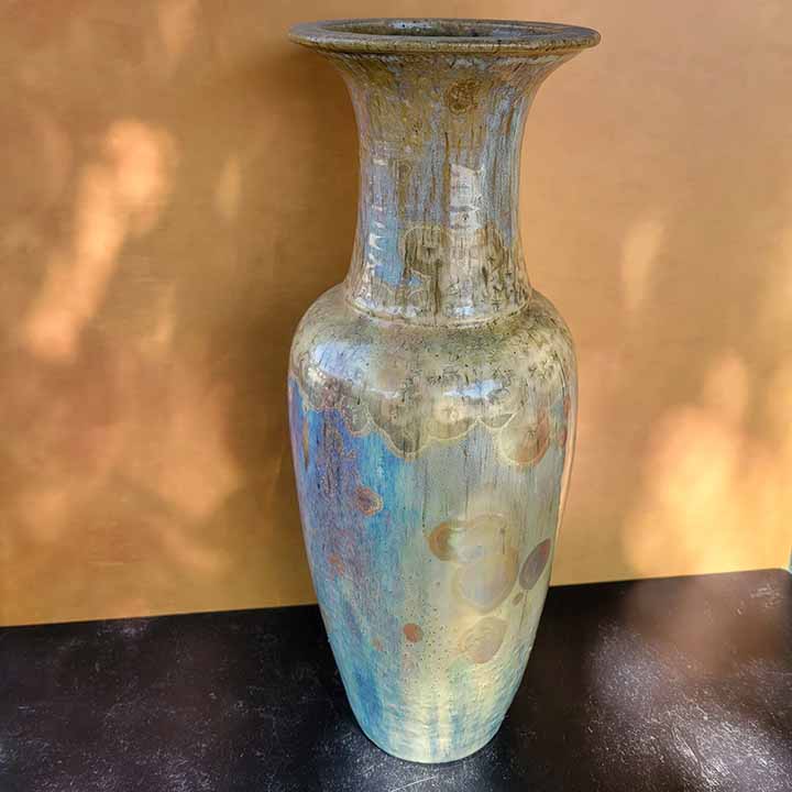 River Pottery Large Urn Vase