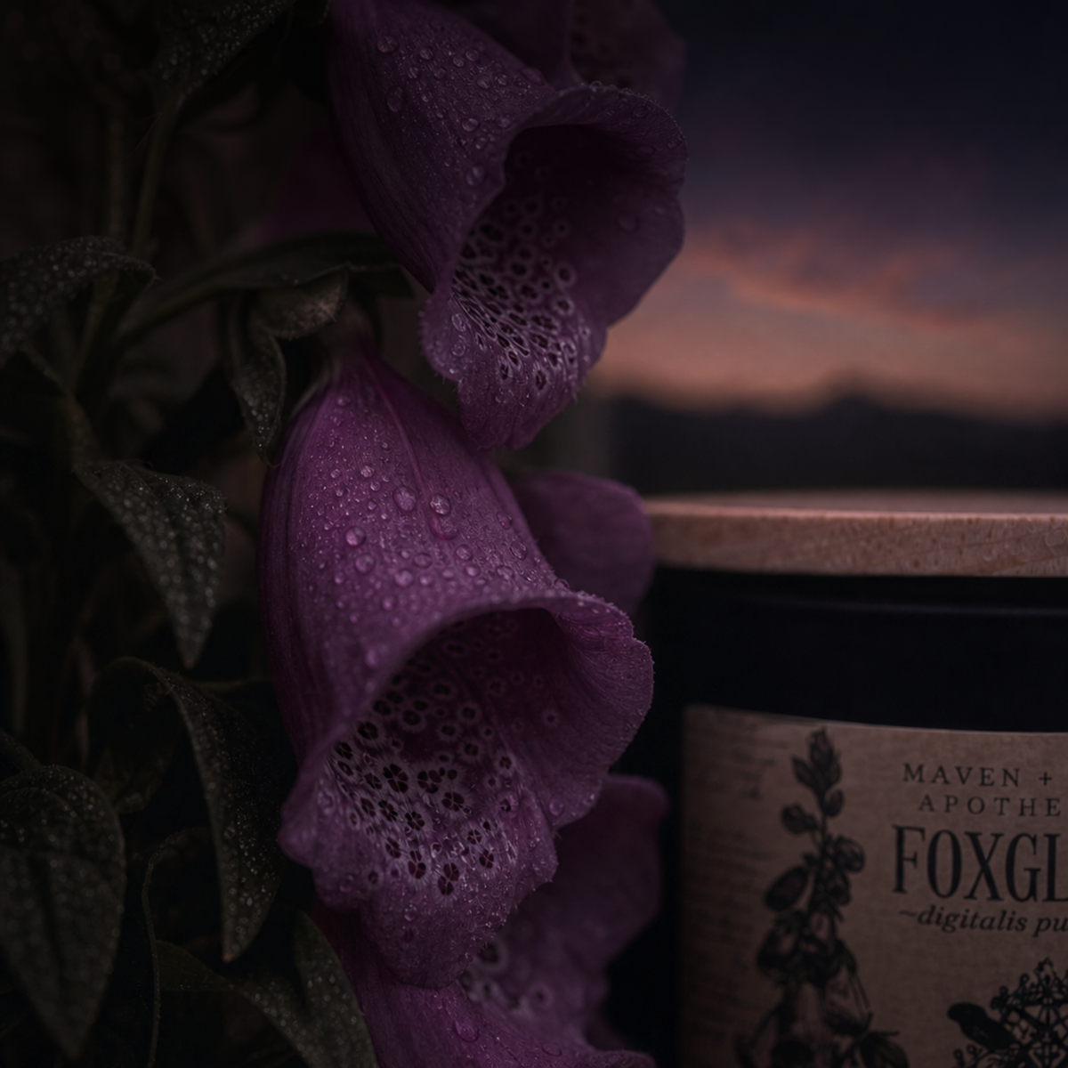 Foxglove Botanical Candle | Baneful Herbs Collection | 5.75oz.