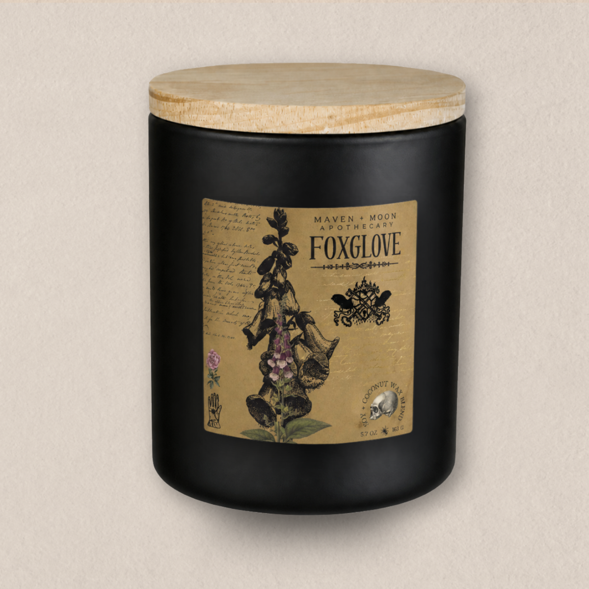 Foxglove Botanical Candle | Baneful Herbs Collection | 5.75oz.