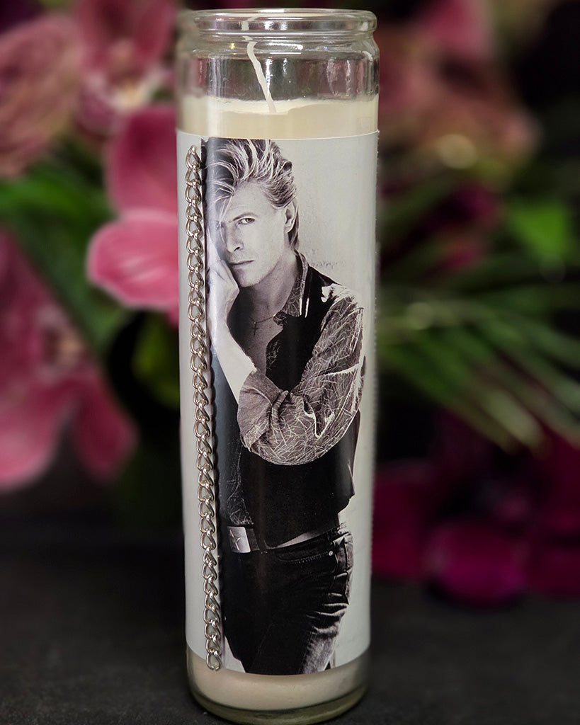 Bowie Prayer Candle