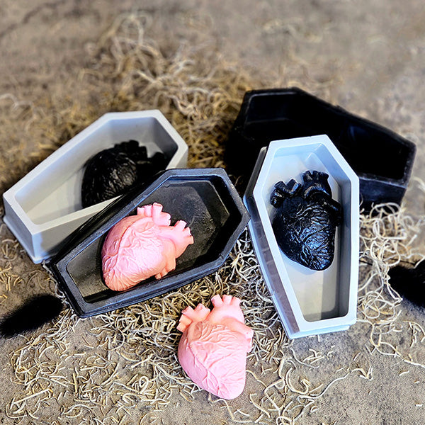 Coffin &amp; Heart Soap