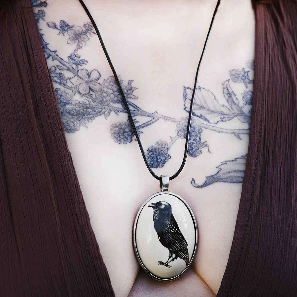 Laura Zindel Raven Pendant