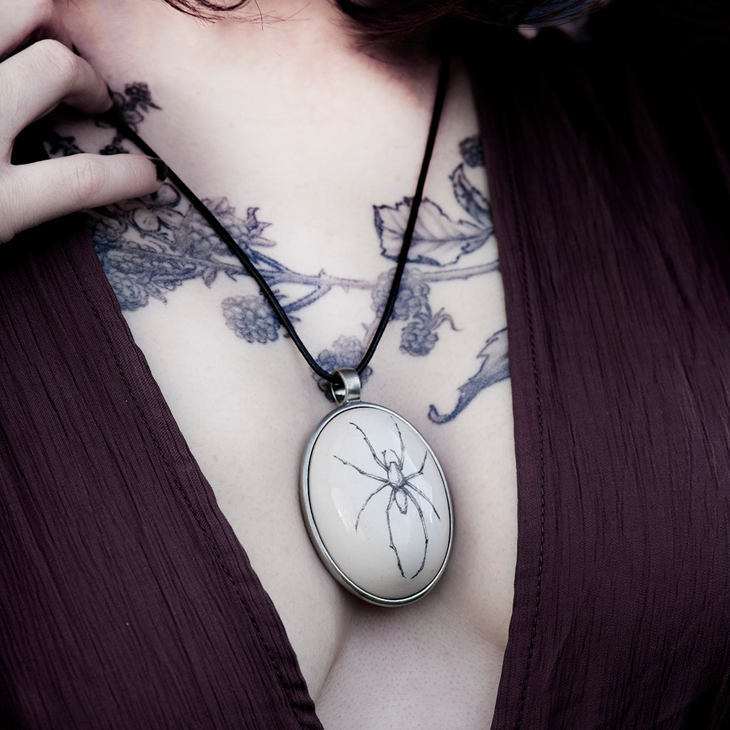 Laura Zindel Cave Spider Pendant