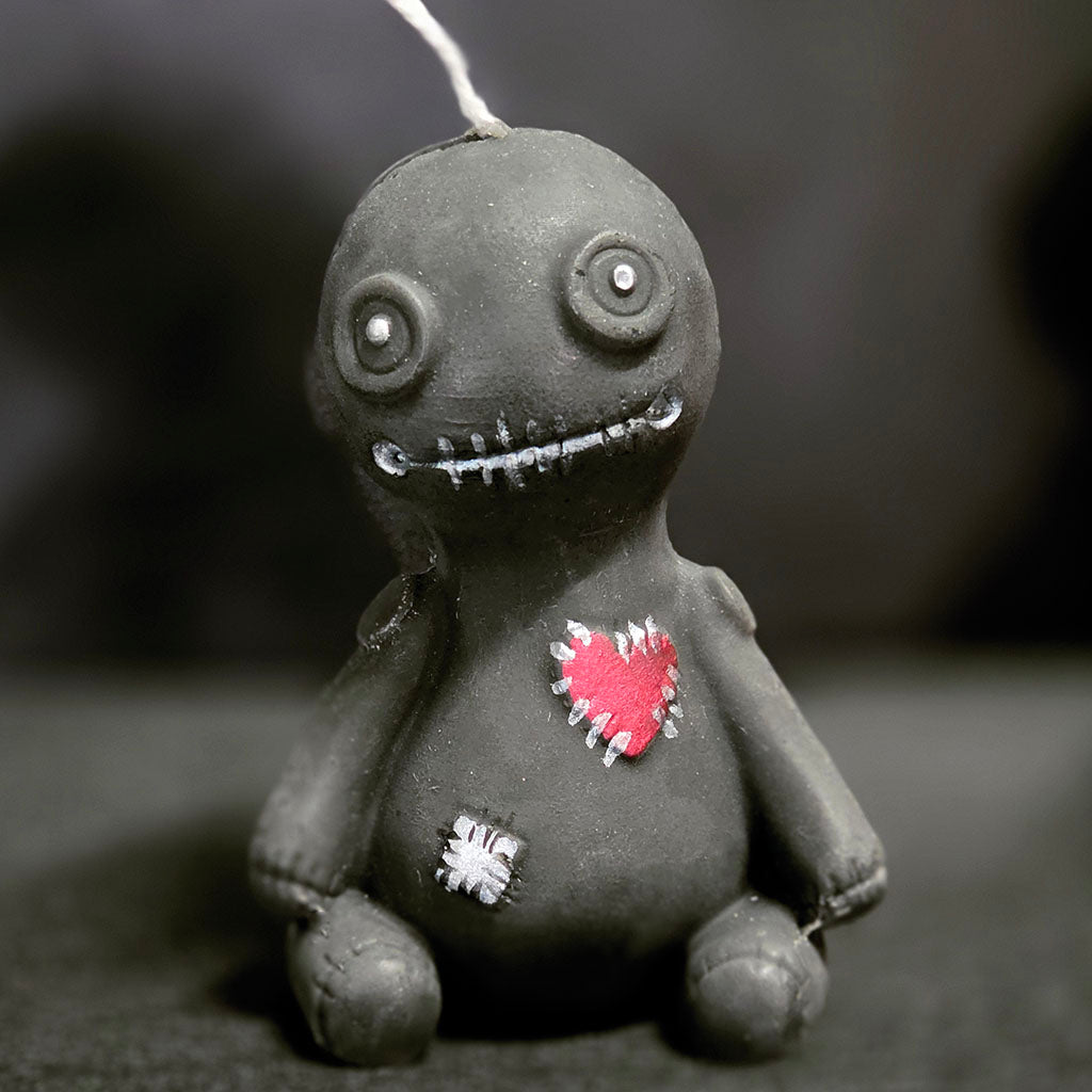 Voodoo Doll Candles (Pink and Black)