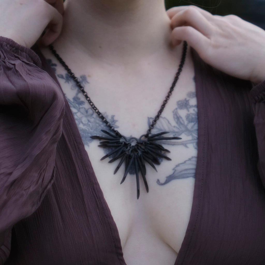 BLACK URCHIN//Black on Black