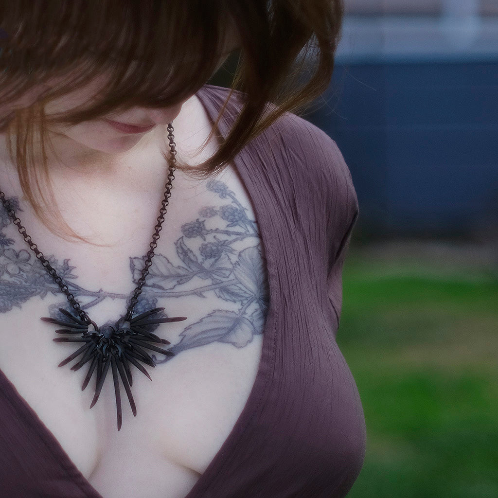 BLACK URCHIN//Black on Black