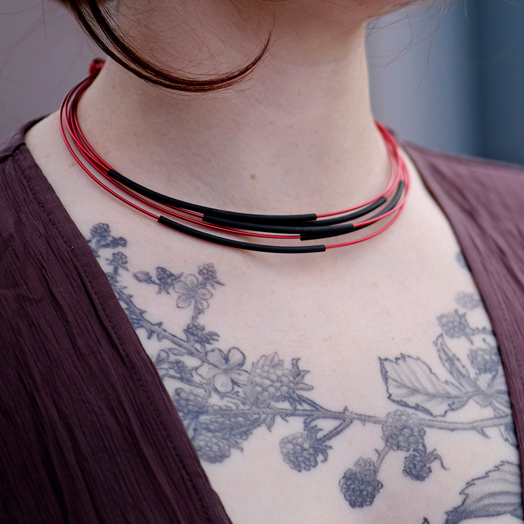 FIRE// Elliptical Envy Necklace