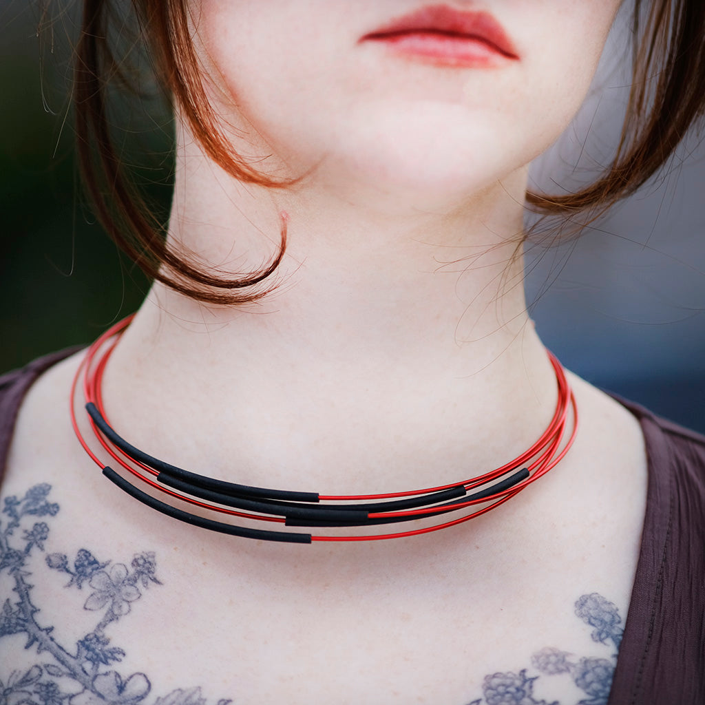FIRE// Elliptical Envy Necklace