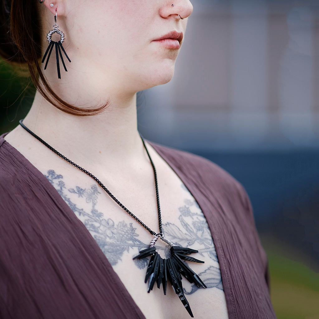 SPIRIT// Teardrop Rubber Necklace and/or Earrings