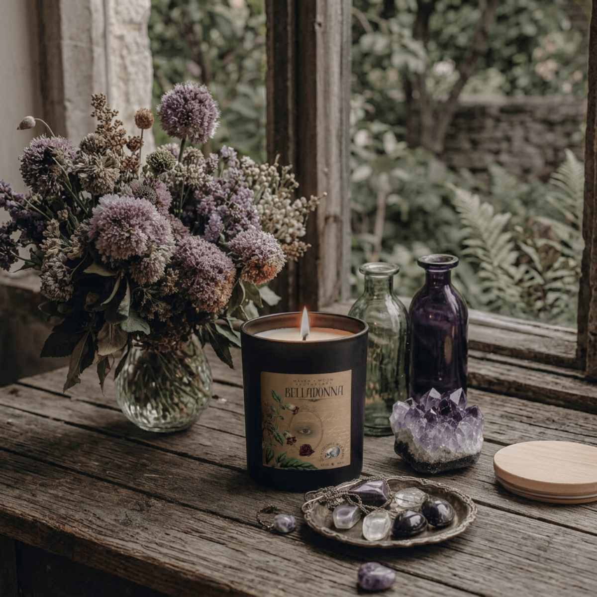Belladonna Candle | Baneful Herbs Collection | 5.75 oz