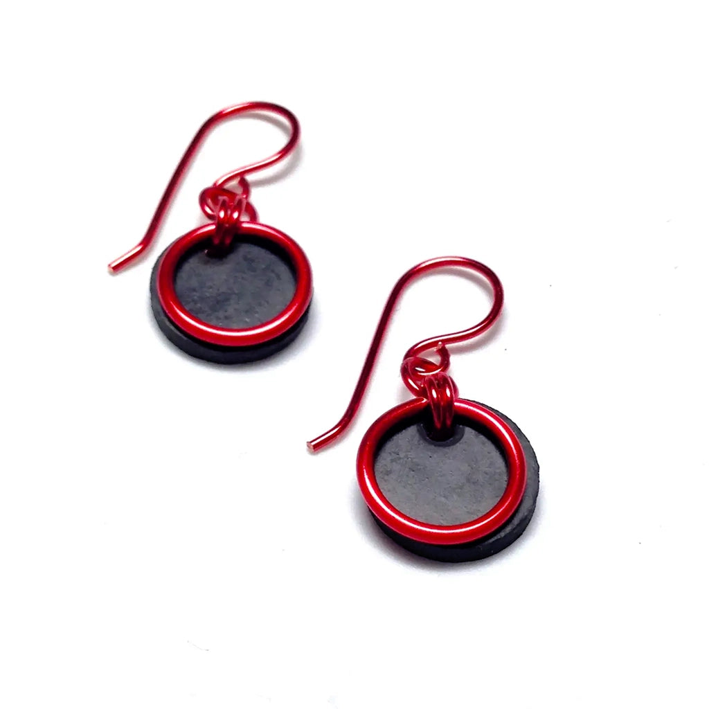 Fire Sun Spot Earrings