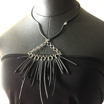 BLACK URCHIN || Sweep Necklace