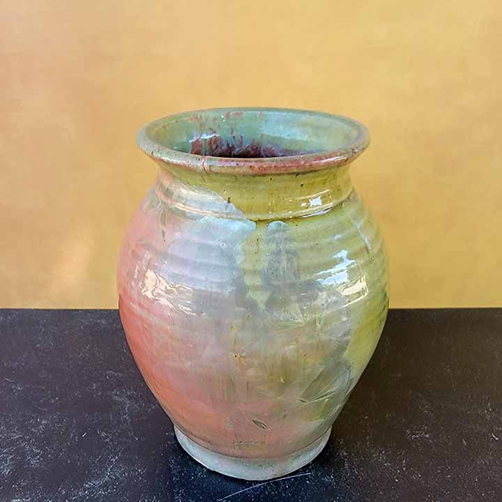 River Pottery Red Wash Vase