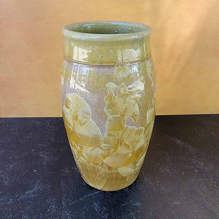 River Pottery Small Gold Jar