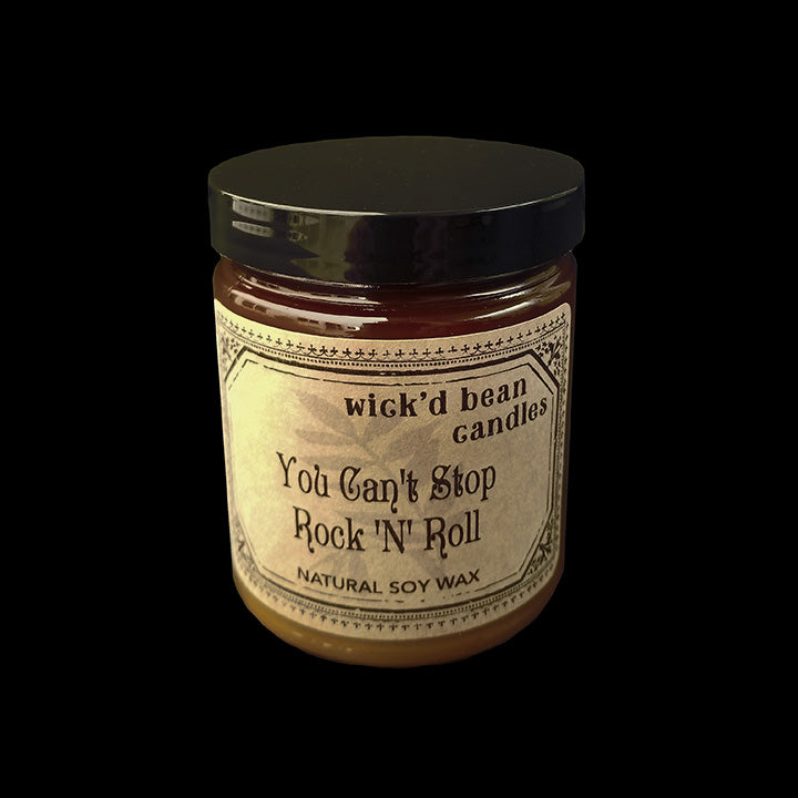 Wick&#39;d Bean Soy Candle -Apothecary Glass Jar with Lid